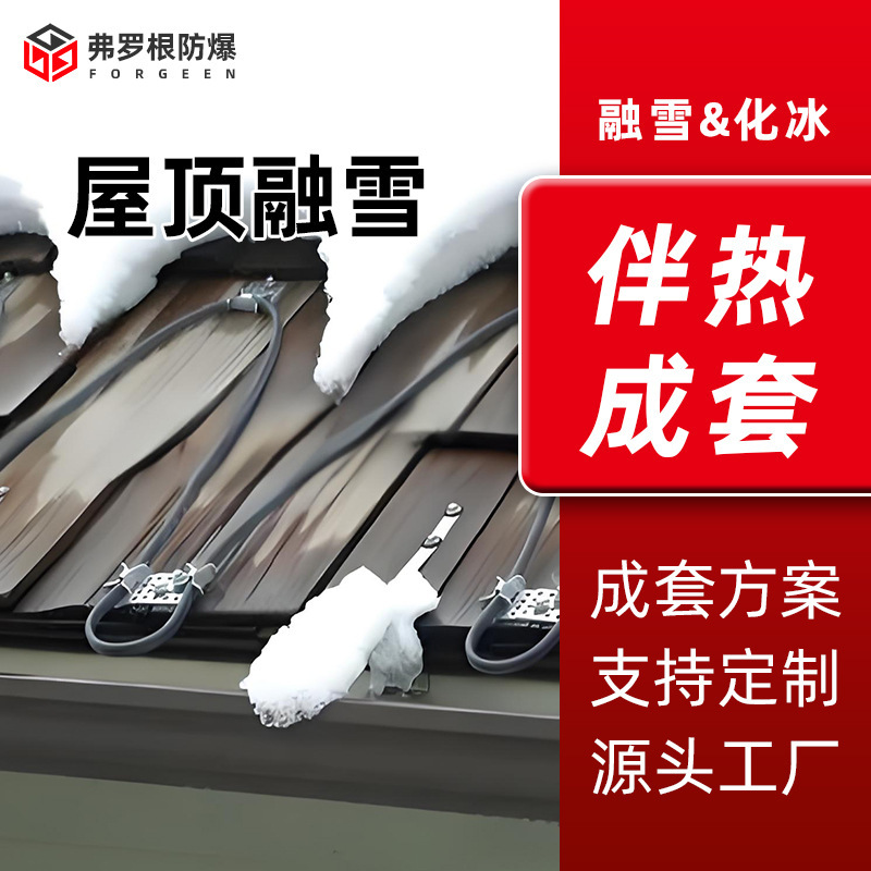 Gutter Snow Melting Roof Roof Snow Melting Ice Self-limiting Temperature Electric Tracing Heat Set Intelligent Temperature Control System Manufacturer