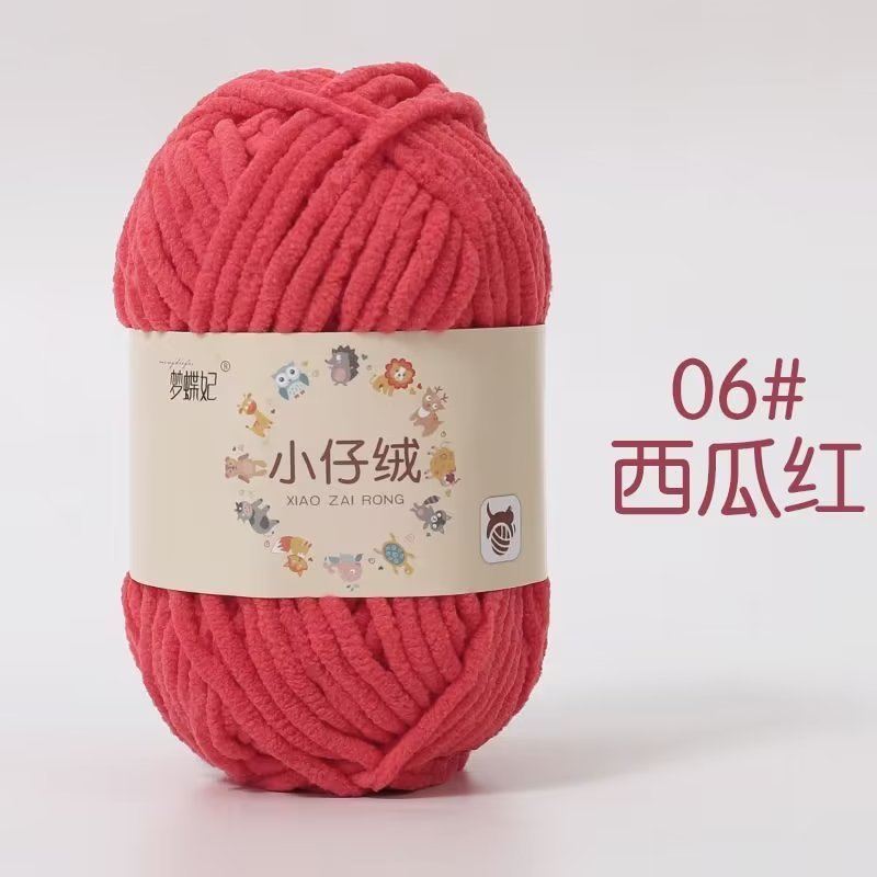 小仔の絨毛の小さい氷の条の太い毛糸のメーカーはマフラーの靴のおもちゃの毛糸の手作りのdiyの編み物の包みを卸売りします。|undefined