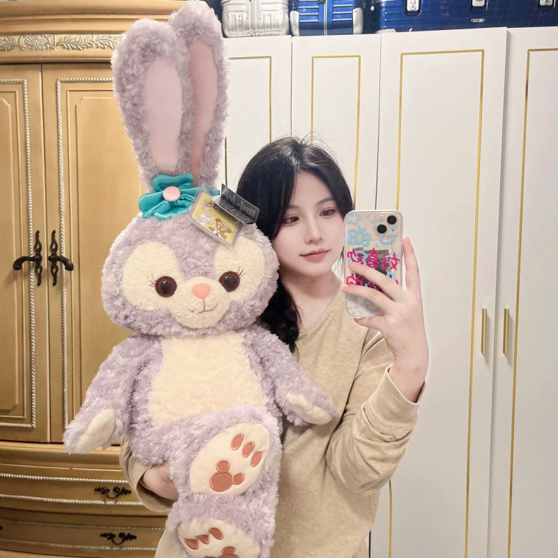 Big Eyed Rabbit Doll Stuffed Toy Rabbit Doll Cute Large Rag Doll Girl Sleeping Pillow Birthday Gift