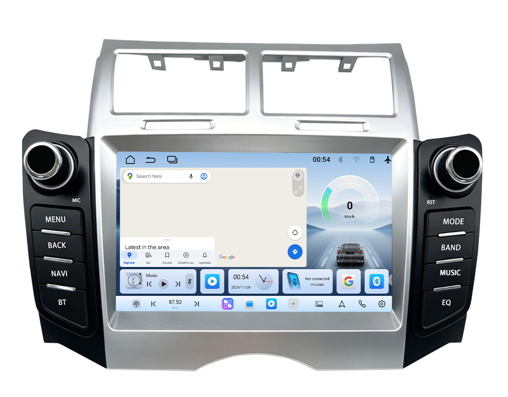 Suitable for Toyota Yaris Xp90Vitz Car Central Control Screen Bluetooth Navigation Reversing Image Radio