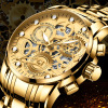 VA VOOM hollow watch Male waterproof night -light steel band fashion trend foreign trade brand explosion