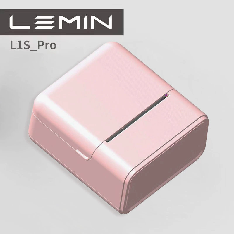 Handheld Label Printer LeMinyun 1S, Bluetooth Portable Thermal, 50×30 mm Support