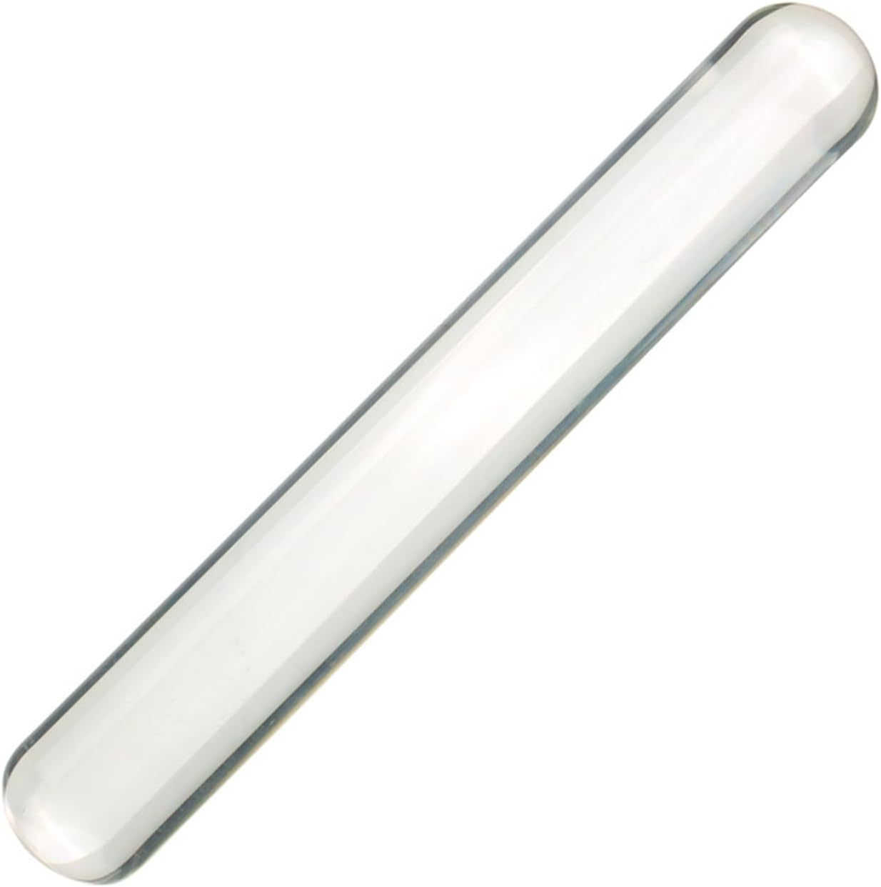Crystal Glass Anal Plug Rod, 23 cm Dual-End Wand for Anal and Vaginal Play, Clear — detail image 3