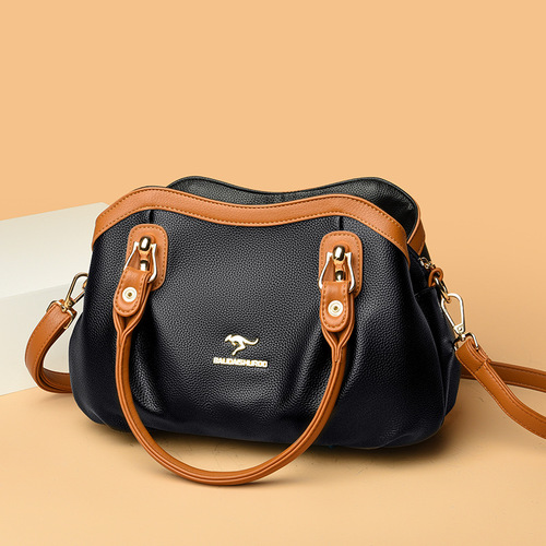  New Arrival Women's Handbags for Foreign Trade, Mid-Aged Mom Bags, Stylish and Elegant Tote Bags, Trendy Colorful Shoulder Bags