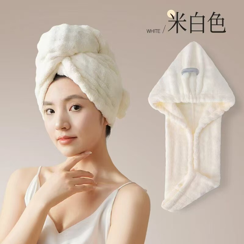 姜妍同款干发帽速干长发干发发帽一体毛巾浴巾一片式加大无扣吸水|undefined