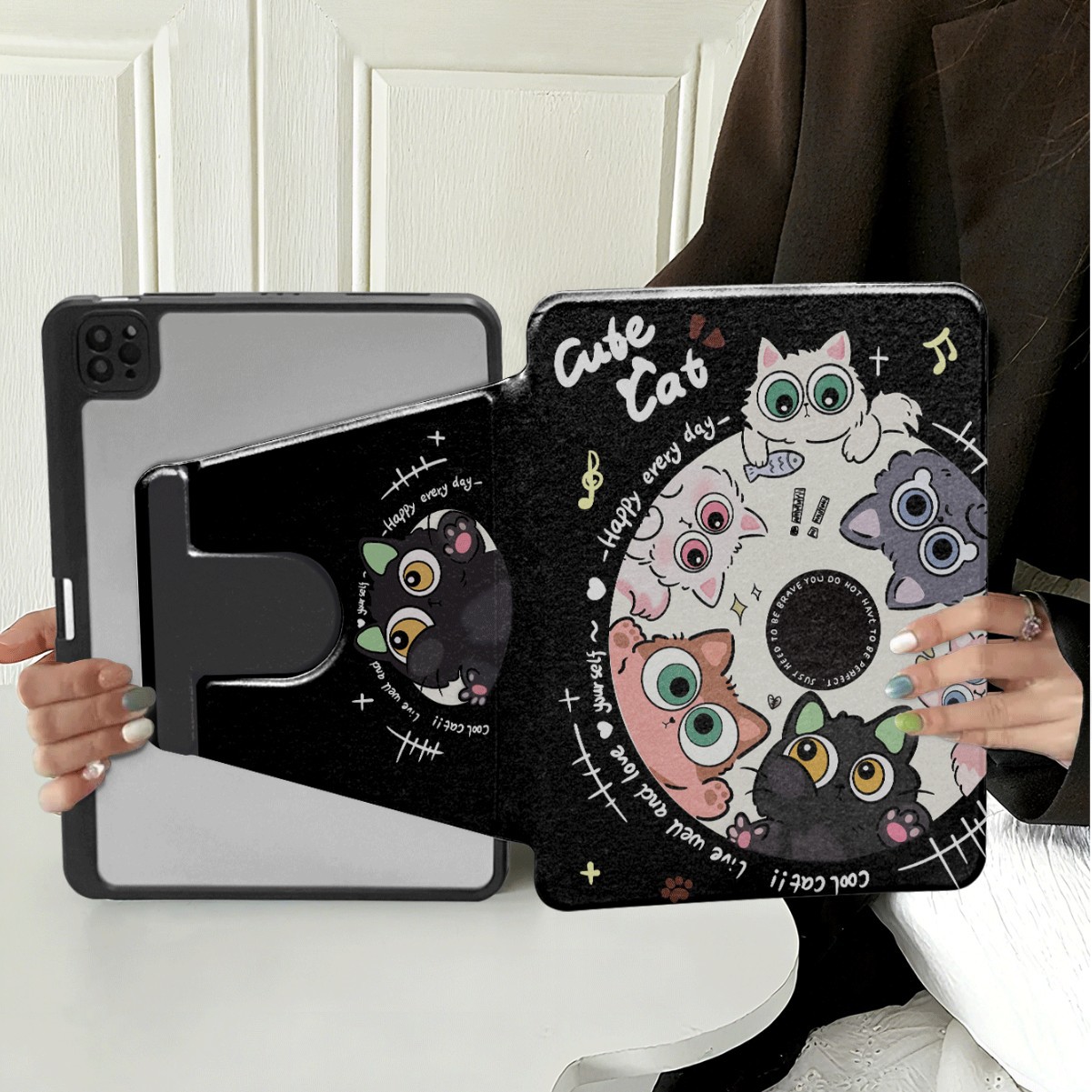 Suitable for Xiaomi 6Pro Tablet Protective Case 7/8/8Pro Rotating Redmi Pad 11inch Redmi Se Protective Case