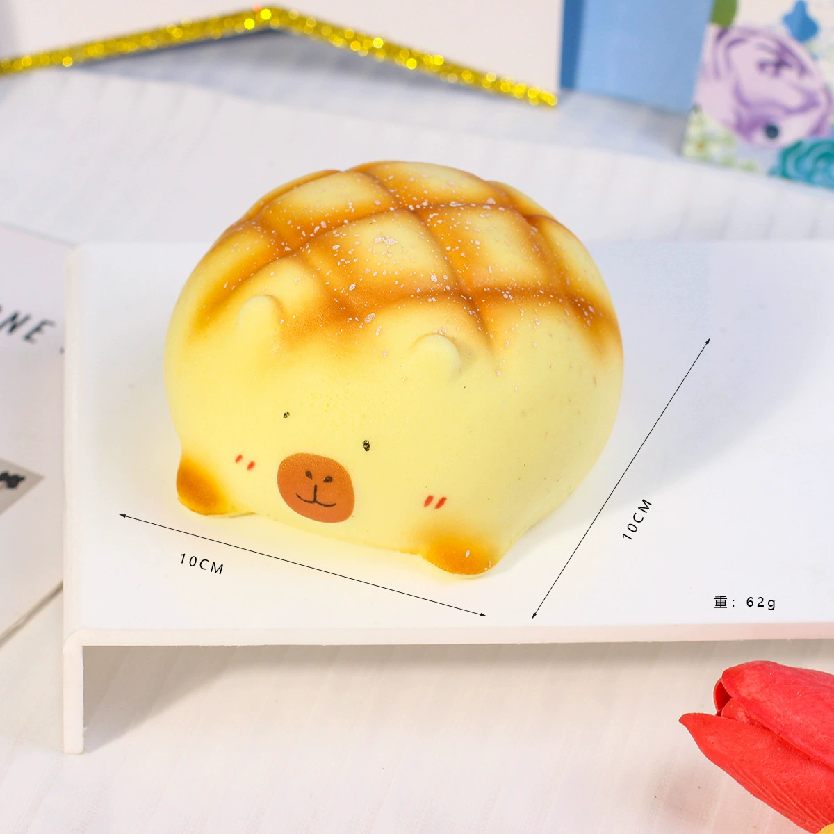 Слизь, PU игрушка, антистресс, хлеб