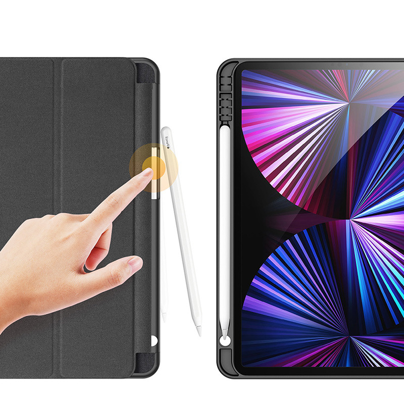 Aplicable iPadPro11 funda protectora con la ranura de la pluma iPad10.2 dormir tableta funda protectora Funda de cuero resistente a la caída al por mayor