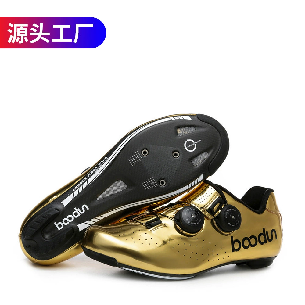 BOILDEG/кипящая новая почва, роскошная обувь с золотым замком, амортизирующая легкая обувь для езды на шоссейном велосипеде из углеродного волокна