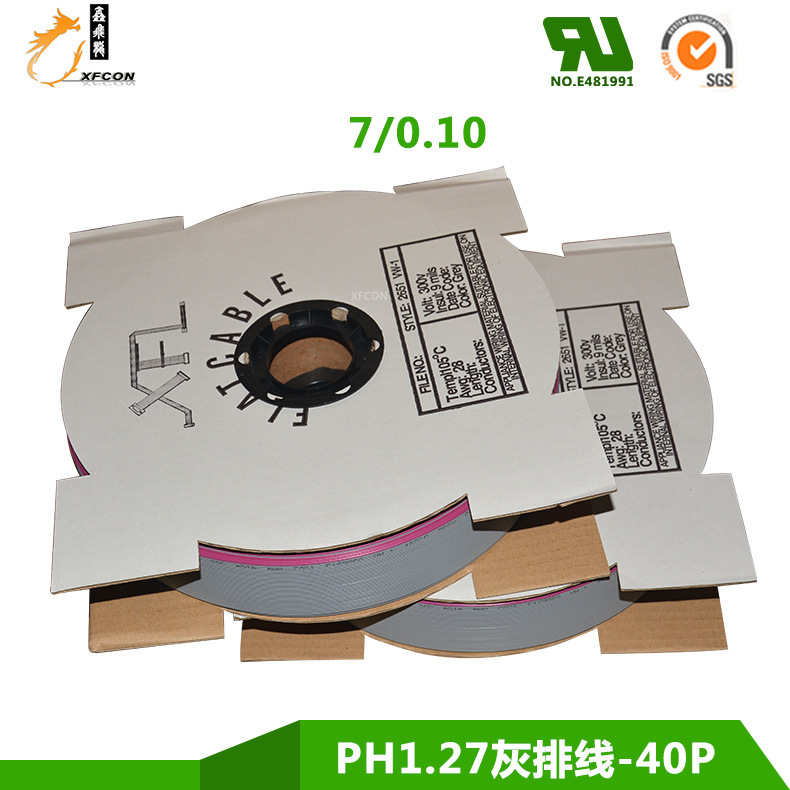 XFCONֱ 40P 40о߻ 7߾0.1 1.27mm