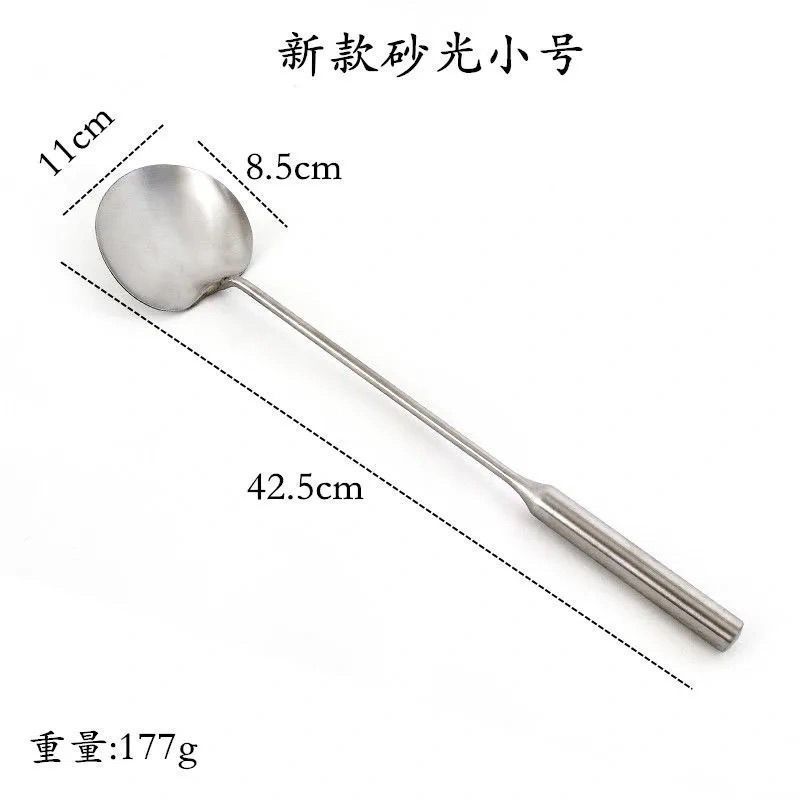 貴州炒めスプーンステンレス炒めスプーン延長木柄炒めスプーンキッチン家庭用鍋シャベル料理人専用スプーン|undefined