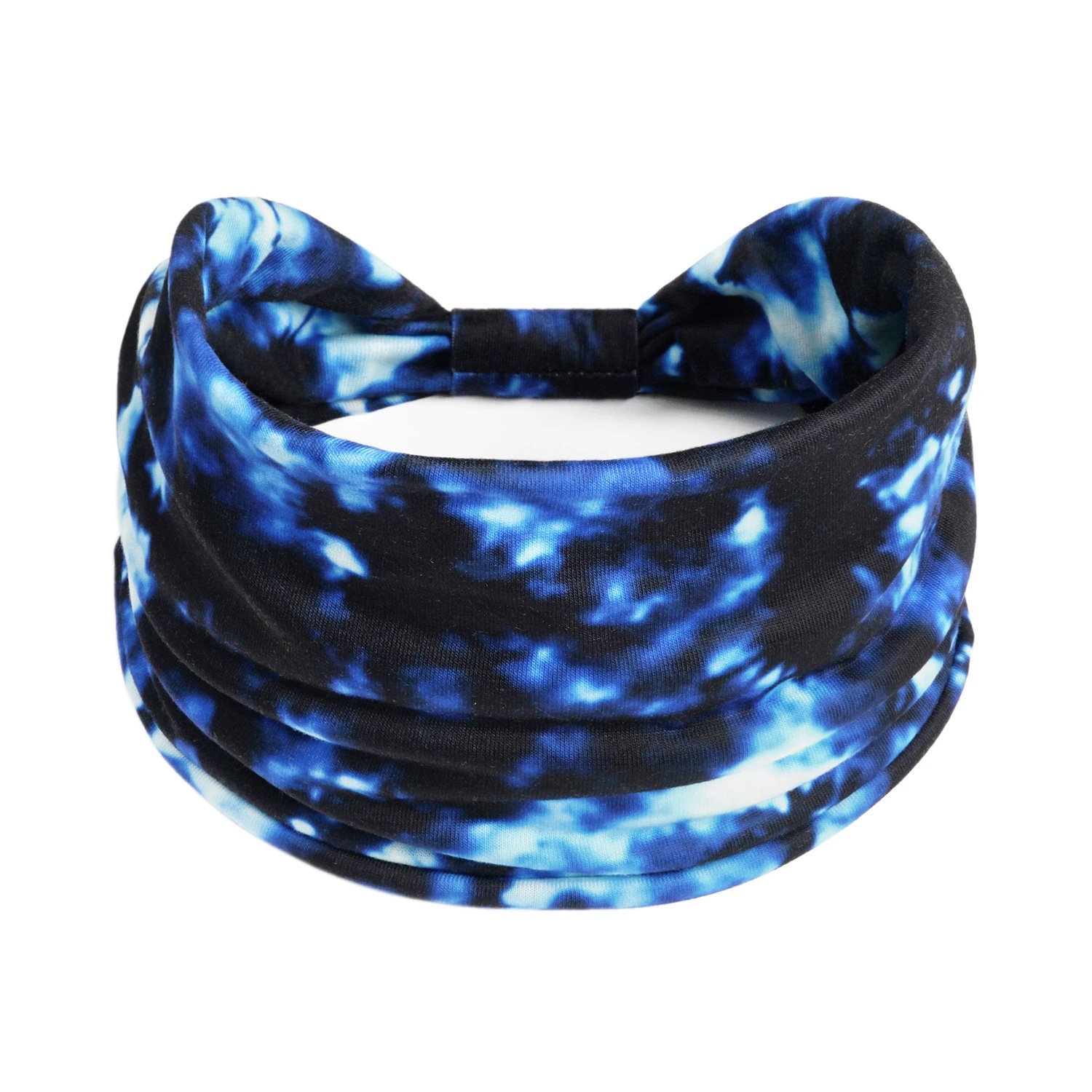 Europa y América nueva impresión elástica deportiva correa de cabello damas banda ancha correa de cabello turbante retrógrado joyas para el cabello de yoga