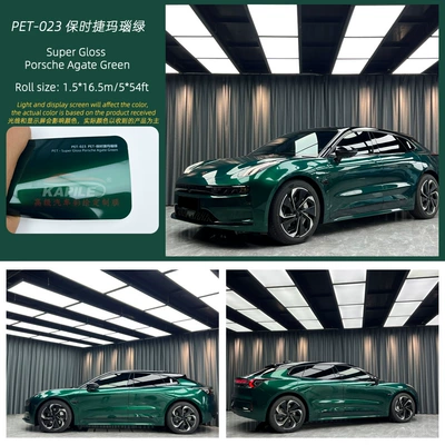 Warranty, Auto Color Change Film - porsche-agate-green-15217m