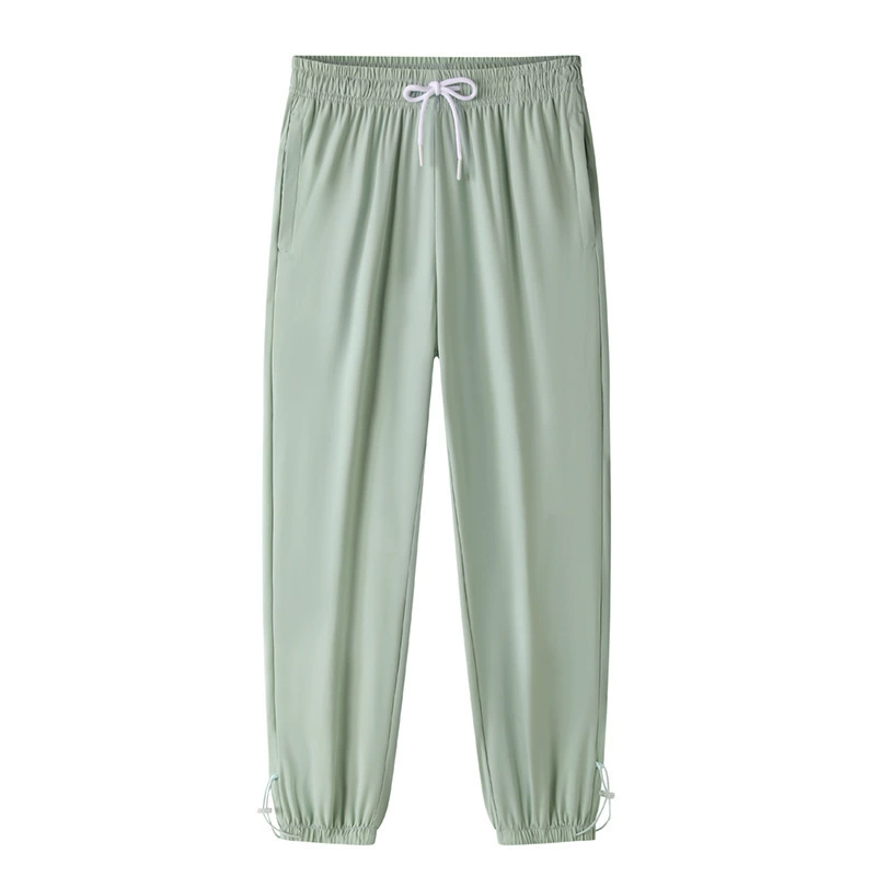 Summer silk breathable trousers for leisure