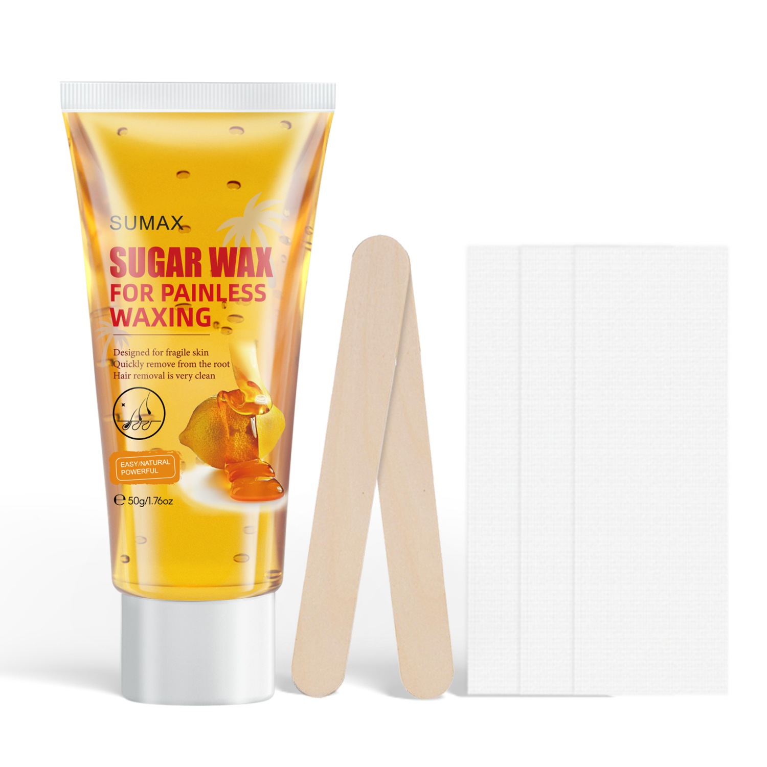 Sumaxクロスボーダー輸出英語パッケージamazon temu50 gレモン蜂蜜ミツロウ