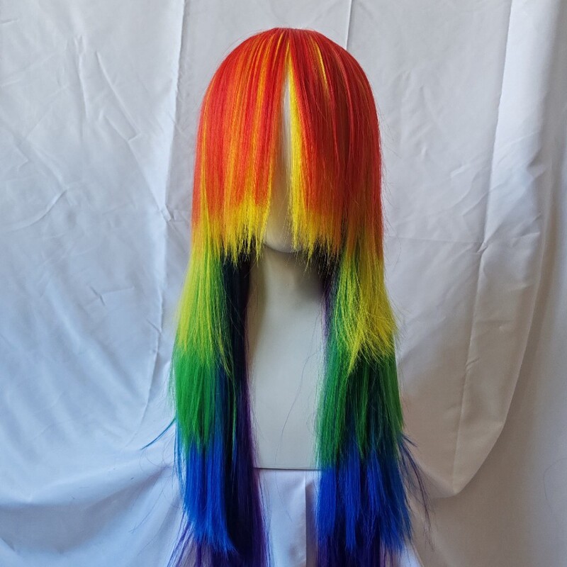 My Little Pony Rainbow Dash Anthropomorphic Wig Anime Cosplay Wig Factory Direct Matte Color Wig My Little Pony Rainbow Dash Anthropomorphic Wig Anime Cosplay Wig Factory Direct Matte Color Wig