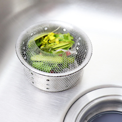 Sink filter, sink leakage mesh, vegetable basin, bathroom sewer mesh bag drain, 100 pieces mesh bag wholesale factory