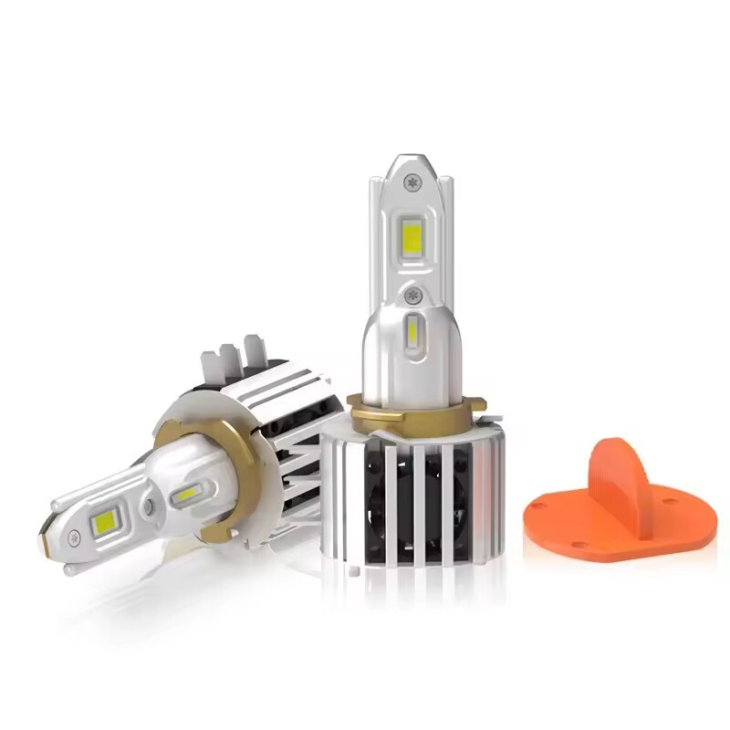 Cross-Border Double Copper Tube H15 Golf 7 High Beam Special Ultra-Bright Car Led Light 1:1 Replaces the Original Car Halogen Light