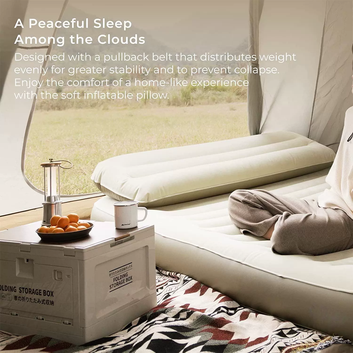 Handheld durable mattress for camping for home use for traveling
