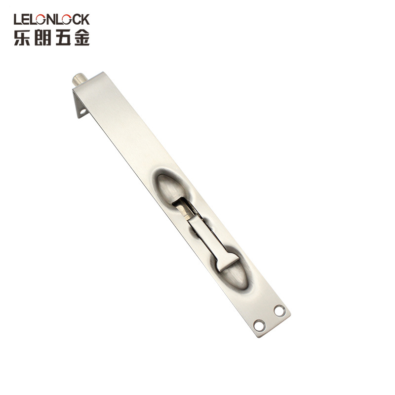 304 acero inoxidable personalizado en forma de L perno de puerta de entrada perno de puerta antirrobo de ingeniería de decoración hardware perno de montaje oculto