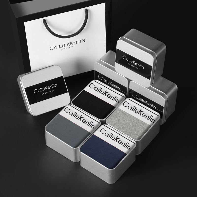 Men's Underwear Men's Boxer Cotton Valentine's Day Boyfriend plus size Sports Boxer