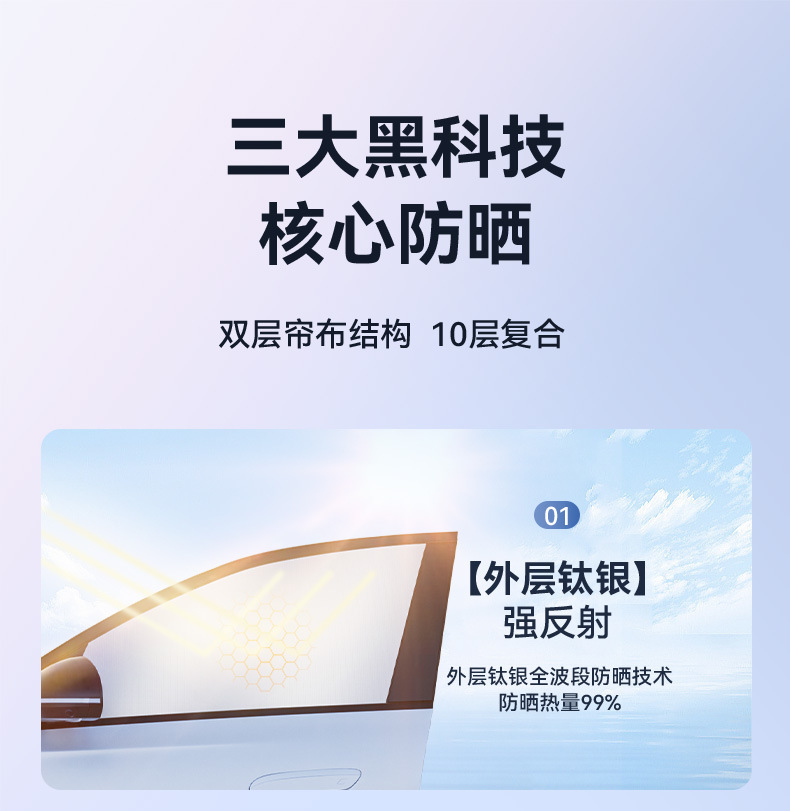 New Car Magnetic Sunshade Curtain, Car Window Sun Protection and Heat Insulation Cloth Cover, Sunshade Shield, Laser Side Shield, Sunshade Panel Type Light Blocking