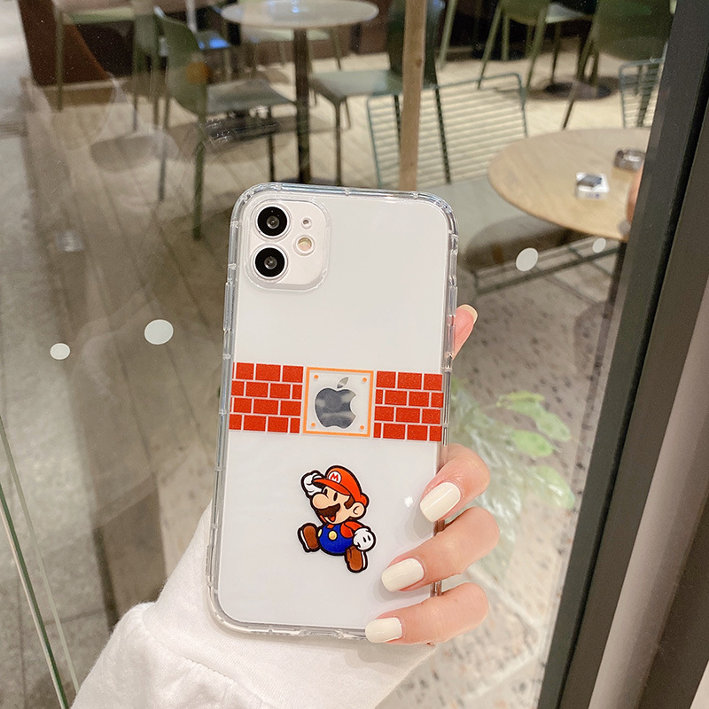 Nueva carcasa de teléfono móvil iPhone12 Apple 15PROMAX silicona para 14pro todo incluido 11 transparente 13 resistente a caídas