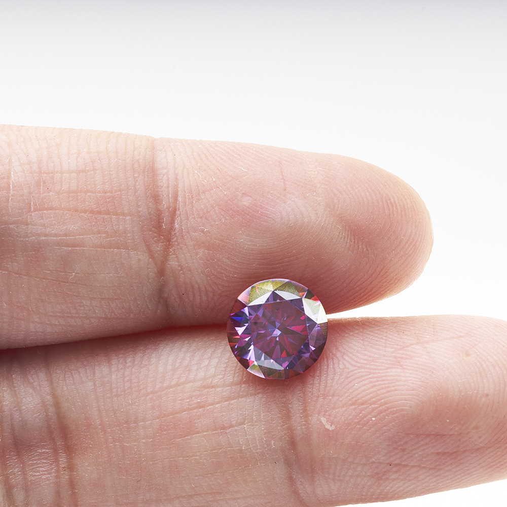 Importación galvanizado color moranita roca clara color 1 / 2 / 3 quilates color moissanita