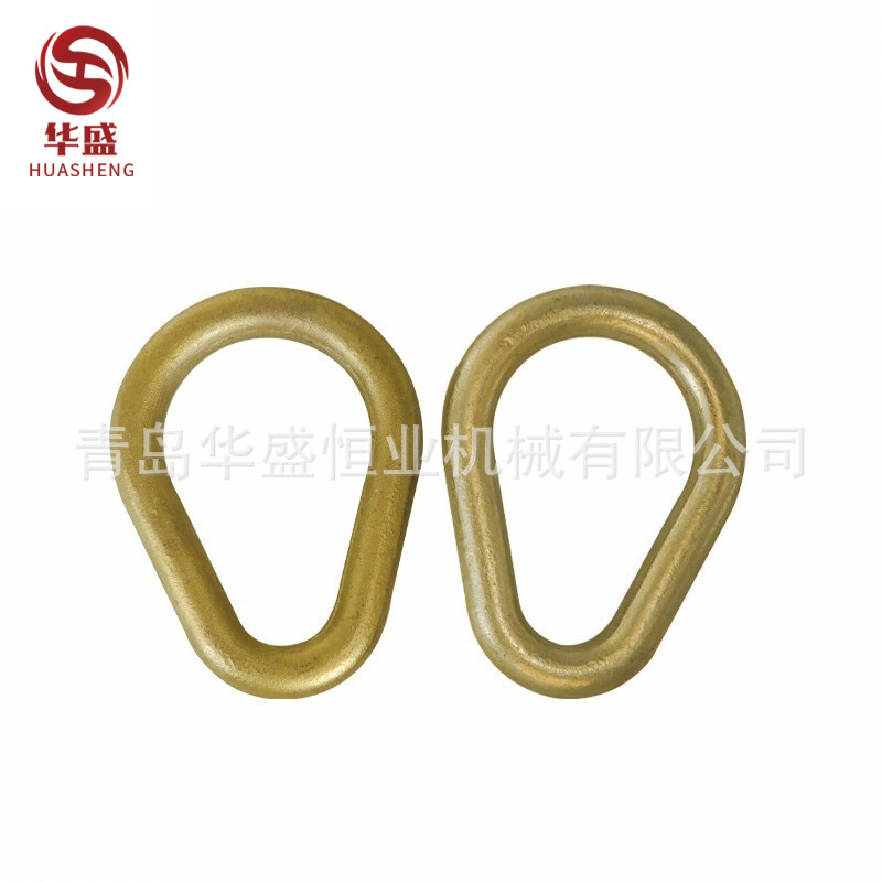 链条环 吊索具配件 焊接环 梨形环 吊环锻造碳钢合金钢连接环