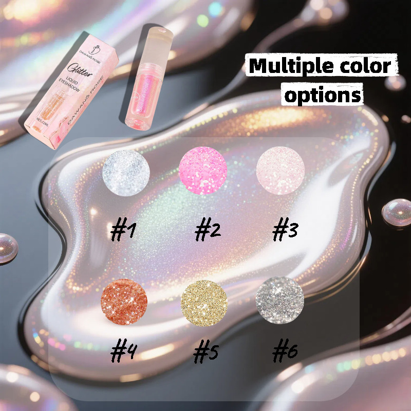 Ombretto liquido esclusivo, illuminante per il viso, trucco multiuso per illuminare e valorizzare il corpo, colore a lunga durata._voghion.com
