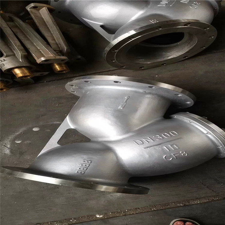 304不锈钢Y型过滤器GL41H-25P DN100重型法兰管道式蒸汽阀