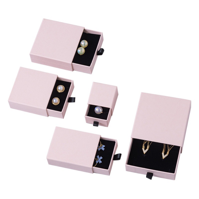 Cajas de joyería prefabricadas para pulseras, pendientes, colgantes, joyas, brazaletes, collares de perlas, anillos y cajas de embalaje para joyería.