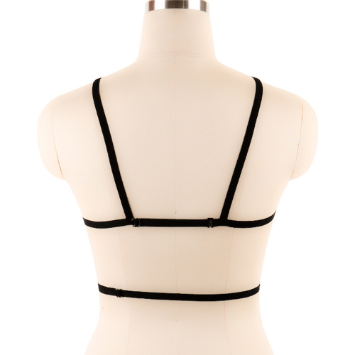Cross-border supply sexy bra straps sexy hollow five-pointed star harness underwear handmade elastic S0031