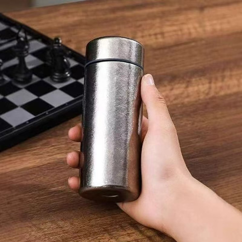 純チタン抗菌保温カップ 200ml 高級茶器 ビジネスギフトカップ 携帯用チタンカップ 卸売|undefined