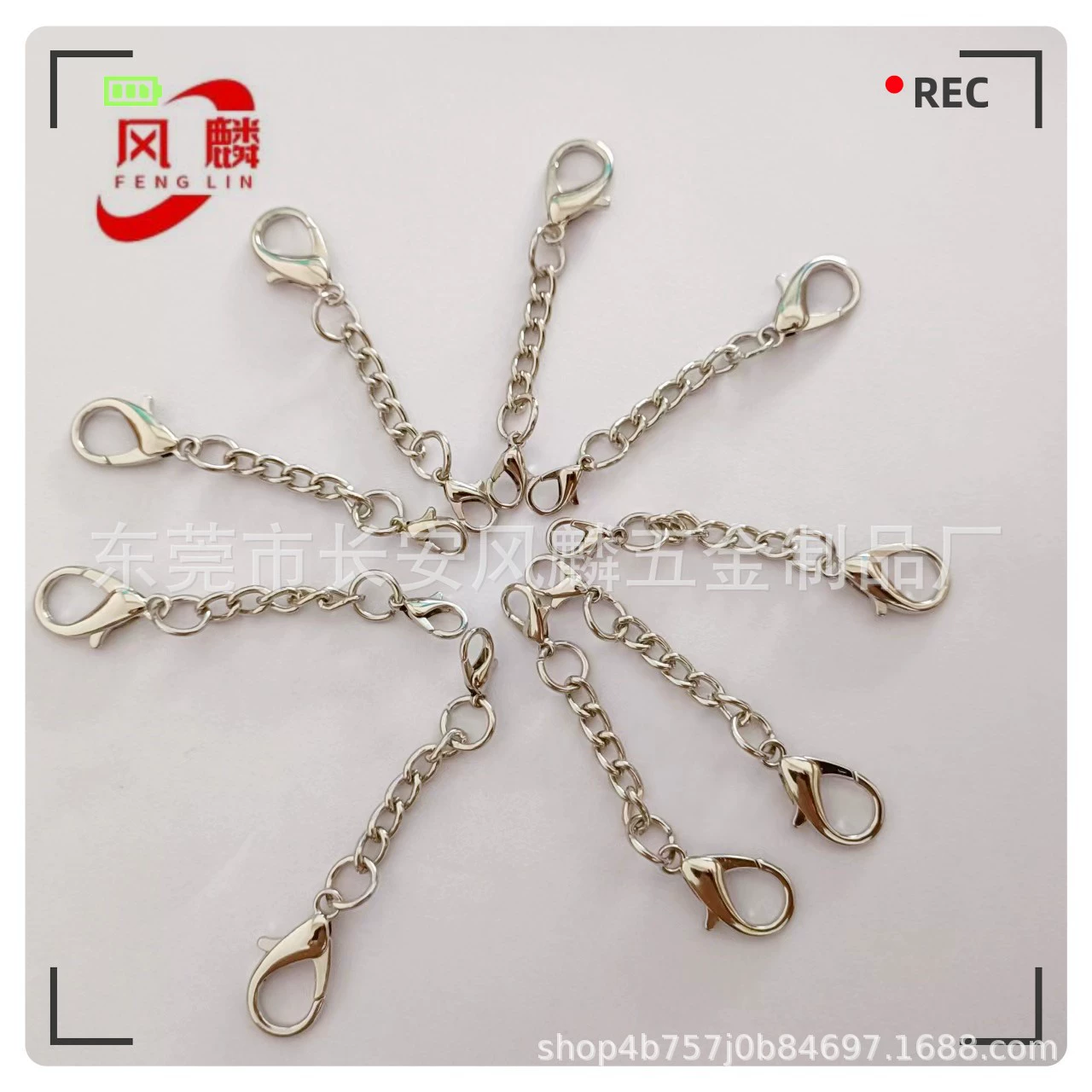 Оптовая Продажа с фабрики Пряжка для собак Двусторонняя Пряжка для лобстера + цепная металлическая пряжка с цепочкой U-образная дисковая фурнитура кулон Большой выгодно