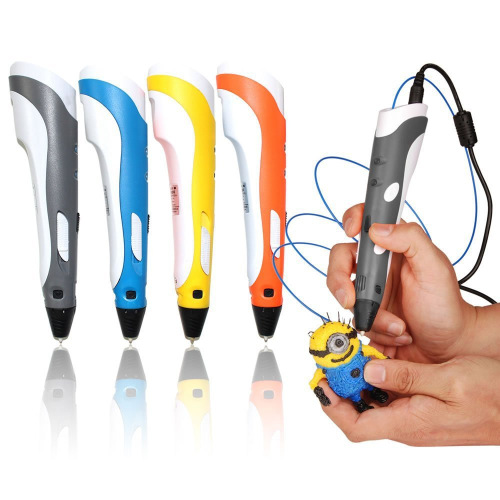 Factory Wholesale First-Generation 3D Printing Pen 12V Metal Motor Smart 3D Drawing and Doodle Pen Children's Gift