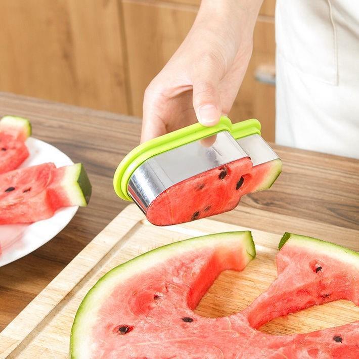 New fruit cutting model summer watermelon cutting artifact home plate styling pasta grinding tool stainless steel creative cutting