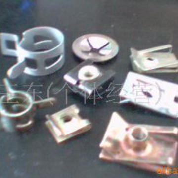 供应各种65锰簧片螺母/卡簧螺母/卡箍及各种非标件来图防松