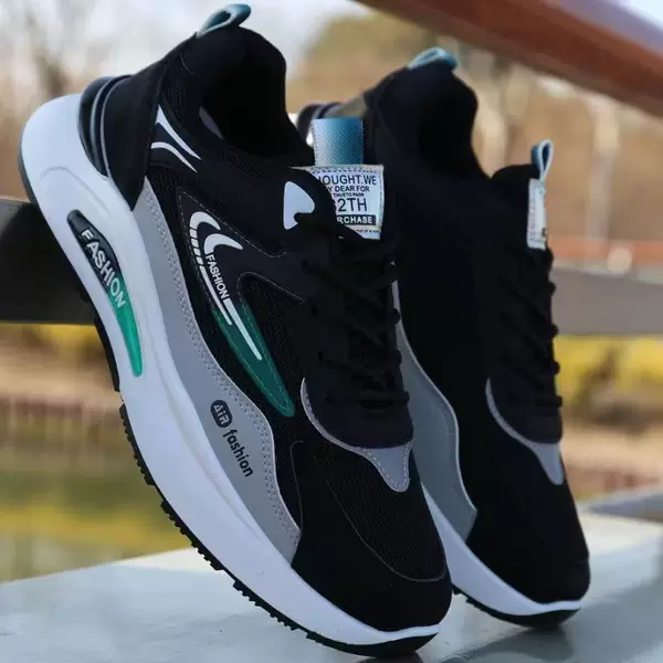 Cross-Border Men's Shoes 2026 New Model Leather Waterproof Sports Shoes Men's Trendy Versatile Casual Shoes Soft Sole Non-Slip Dad Shoes