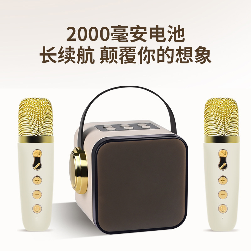 Nuevo zx03 micrófono audio integrado MICRÓFONO INALÁMBRICO Bluetooth karaoke audio Hogar Universal canto familia KTV