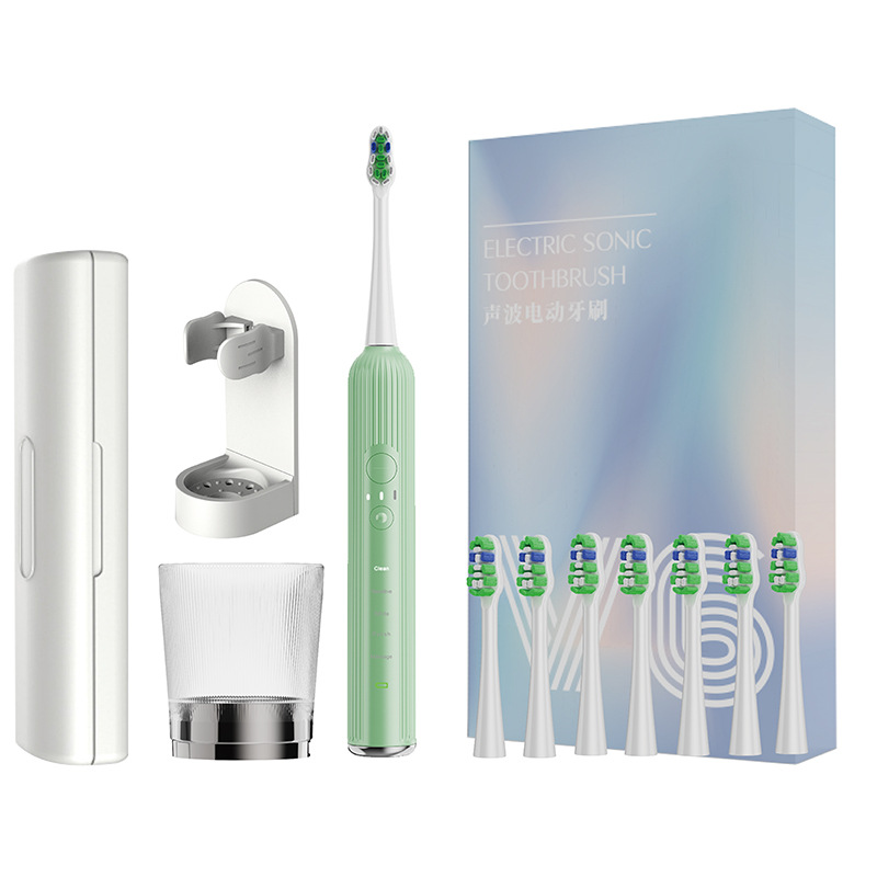 부드러운 강모를 갖춘 진동 전동 칫솔 공장 맞춤형 도매 슈퍼 공장 모델 자기 부상 전기 무선 충전 수출