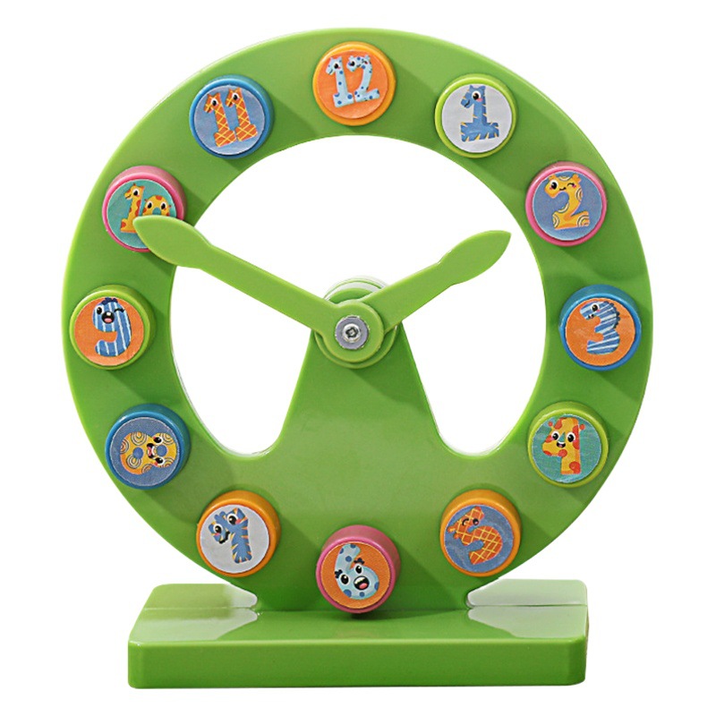 Reloj del zodiaco tiempo de Conciencia de educación temprana juguete animal niños despertador niño bebé educativo reloj de aprendizaje juguete