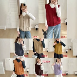 女式T恤;女式马甲;女式针织衫