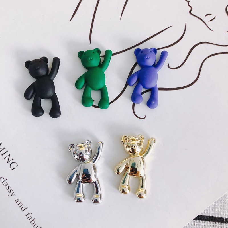Spray Paint Design 1 Piece Alloy Bear Cute