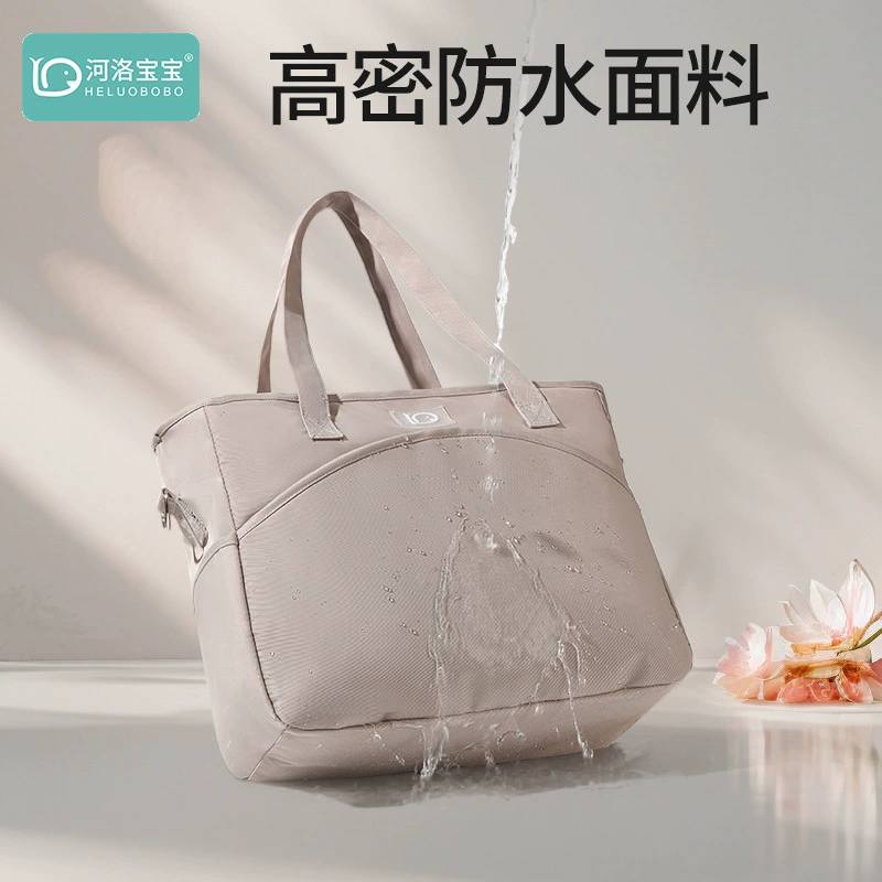 2025 однотонная простая вместительная многофункциональная сумка для активного отдыха, удобная дорожная сумка, сумка для мамы и малыша