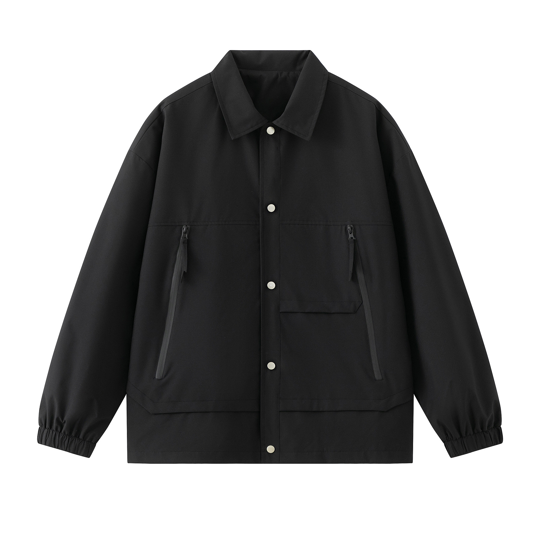 Camisas de trabajo americanas chaqueta de algodón hombre moda de invierno abrigo de goma suelta abrigo de solapa impermeable