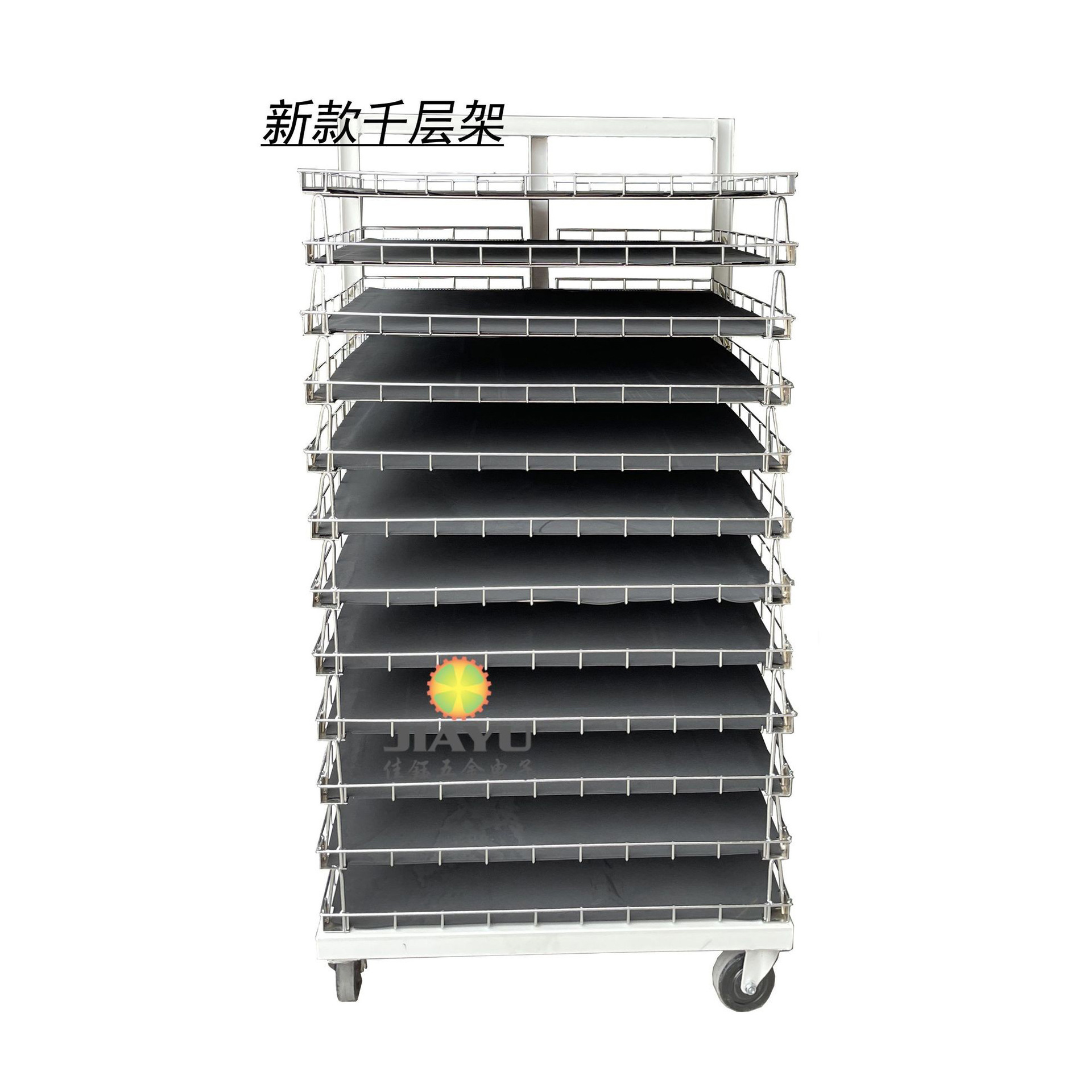 新款上市 物料千层架电子车间线路板用千层车每层贴防静电减震海