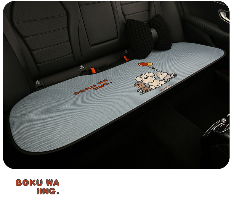 26 Types of Car Seat Cushions, Suitable for All Seasons, Cute Cartoon Design, Breathable and Comfortable for Women