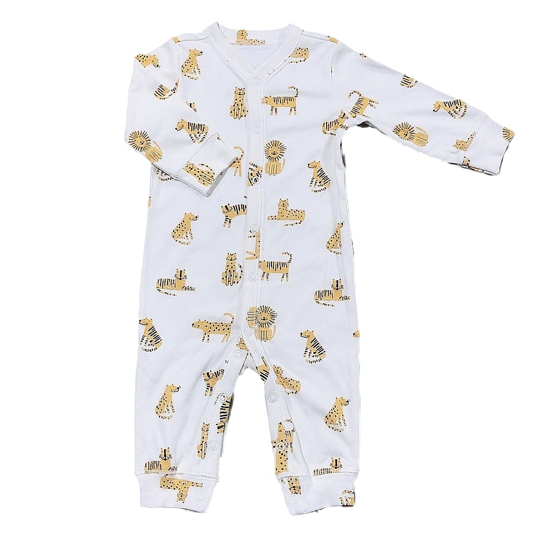 Comercio exterior orden original cuatro estaciones de larga escalada bebé mono transfronterizo puro algodón mameluco bebé mono