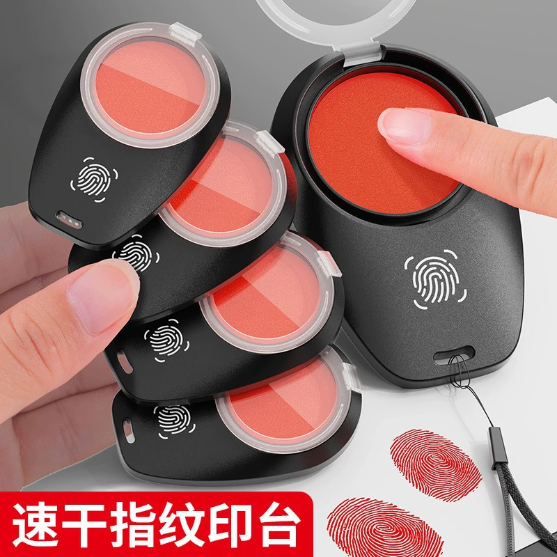 Портативный набор для сбора отпечатков пальцев: фоточувствительная подушечка для отпечатков пальцев с быстросохнущими чернилами